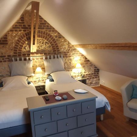 Eco-Gite La Chambre Du Vanneur Mentheville Bagian luar foto