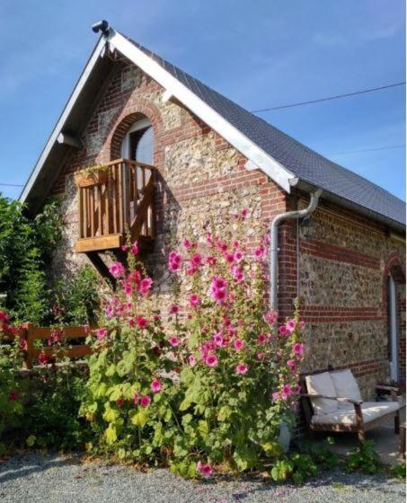 Eco-Gite La Chambre Du Vanneur Mentheville Bagian luar foto